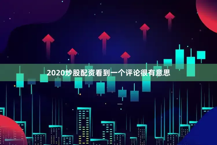 2020炒股配资看到一个评论很有意思